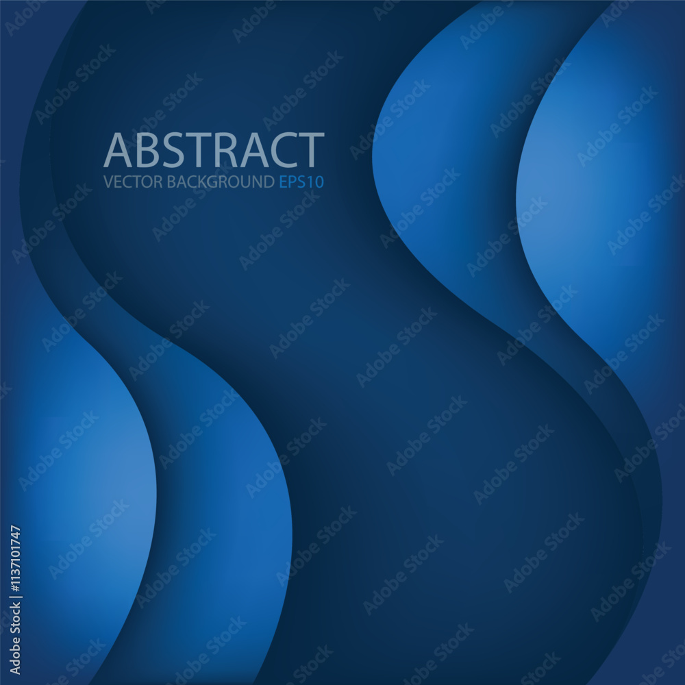 Fototapete graphic vector curve line overlap background for text and message design