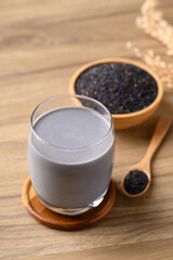 Black sesame milk, Alternative milk (non dairy) made from plant