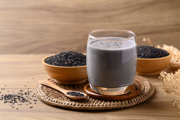 Black sesame milk, Alternative milk (non dairy) made from plant