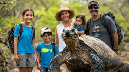 Galapagos Tortoise Encounter: Family Adventure in the Islands