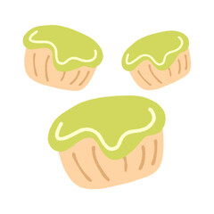 green tea pie