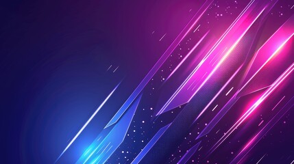 Obraz premium Abstract digital background with vibrant colors and dynamic lines.