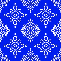 pattern flowerdamask ethnic boho American ikat texture tribal geometric background mandalas