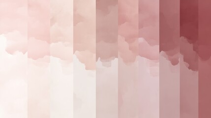 Abstract Pink and Brown Watercolor Stripes Pattern