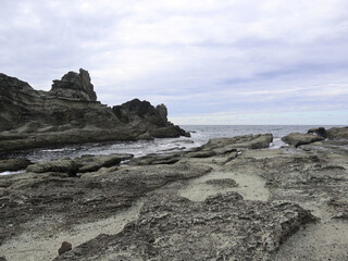 荒々しい海の風景