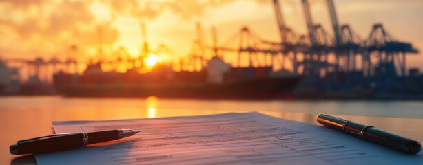 Sunset Harbor Documents Ready for Signature