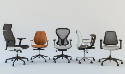Modern Office Chairs: Designs, Styles & Materials, Ergonomic Seating for Comfort and Productivity