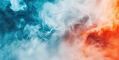 Fototapeta premium A soft gradient background with a mix of warm and cool tones