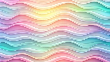 Wavy abstract background with pastel colors, soft waves, abstract patterns