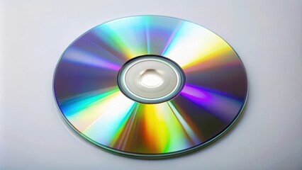 cd disc isolated on background, music cd disc on white