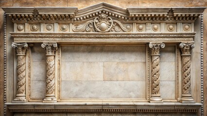 Obraz premium Ancient Roman Architectural Decoration, ancient roman architecture