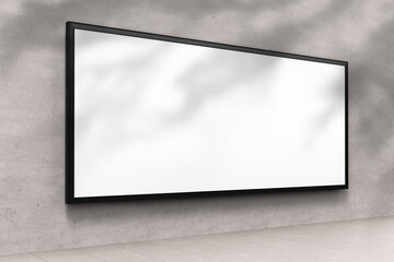 Metro billboard png sign mockup, 3D rendering, transparent design