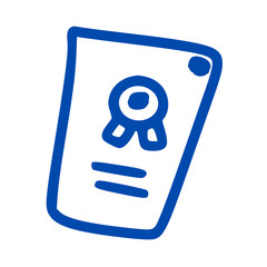 paper icon for website or mobile phone