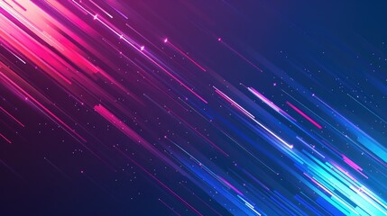 Obraz premium Abstract digital background featuring vibrant streaks of color and light.
