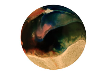 Planets for use in your photos or art images. Made from liquid art using water, paint, soap, oil...