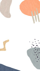 Frame png transparent background, Memphis design