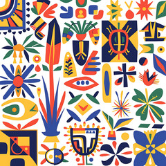 Colorful Abstract Shapes and Patterns for Design Projects