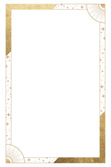 Celestial png frame, transparent background