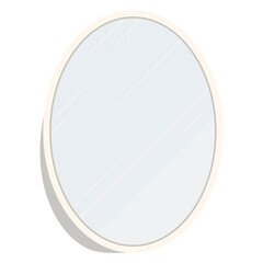 Mirror png sticker, home decor illustration, transparent background