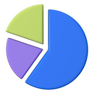 recommend clip art: Blue pie chart png sticker, business graph, transparent background
