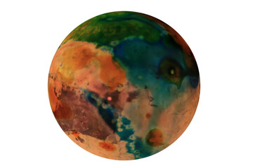 Planets for use in your photos or art images. Made from liquid art using water, paint, soap, oil...