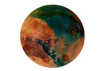Planets for use in your photos or art images. Made from liquid art using water, paint, soap, oil...