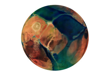 Planets for use in your photos or art images. Made from liquid art using water, paint, soap, oil and inks. Macro photos.