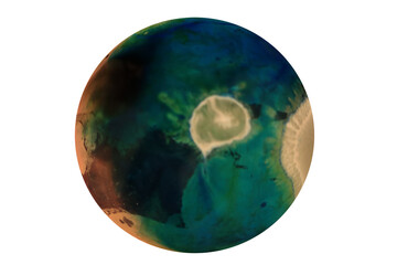 Planets for use in your photos or art images. Made from liquid art using water, paint, soap, oil...