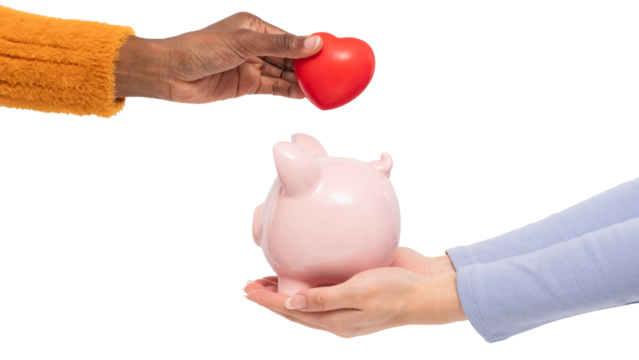 Png Piggy bank finance mockup savings concept