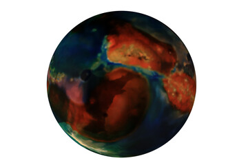 Planets for use in your photos or art images. Made from liquid art using water, paint, soap, oil...
