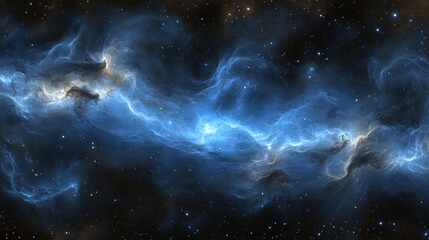 Fototapeta premium Celestial Nebula Cosmic Clouds and Stars