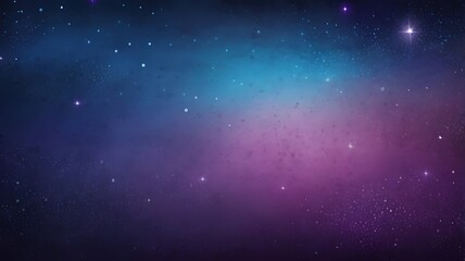 Obraz premium A Surreal Gradient Wallpaper With Vibrant Hues Blending From Deep Purple To Electric Blue, Adorned With Subtle Star-Like Sparkles