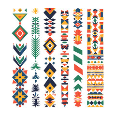 Fototapeta premium Colorful Geometric Patterns for Creative Projects