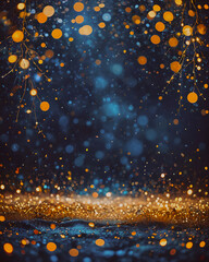 golden christmas background