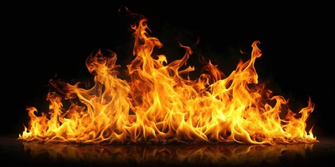 Burning flame on black background with the word Russia , flame, burning, black, background, Russia, patriotism