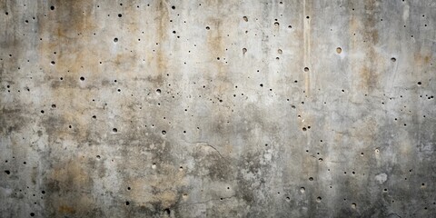 Obraz premium Rough concrete wall with speckles and imperfections, showcasing a mix of light and dark shades, concrete, texture, seamless