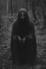 Dark Figure in the Woods