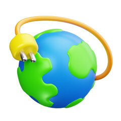 energy 3d Render Icons