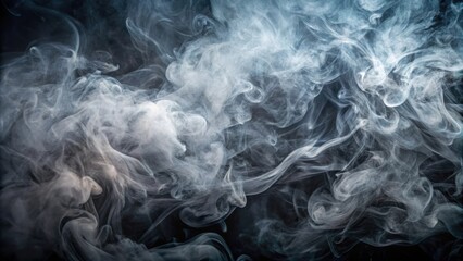 Obraz premium Dark smoke texture on background for design projects, smoke, abstract, texture, spooky, mysterious, dark,overlay, Halloween