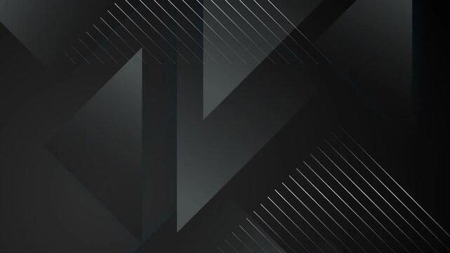 gray and black hues creating a sleek abstract geometric background seamless 4k video background motion pop art design