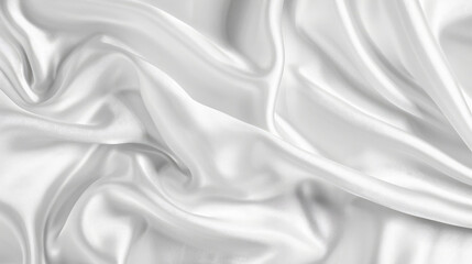 Obraz premium white satin fabric