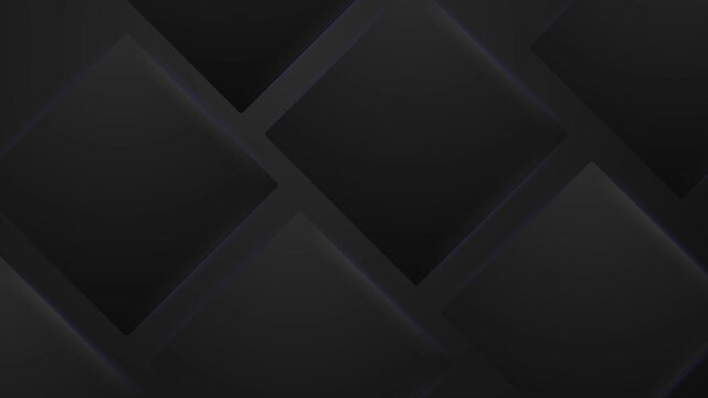 geometric square patterns with black and grey shapes in an abstract modern background seamless 4k video background motion pop art design