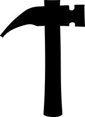 hammer Vector illustration on a transparent background. Premium quality symmbols. Glyphs vector icons for concept and graphic design.