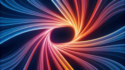 Obraz premium A Mesmerizing 3D Abstract Multicolor Visualization 