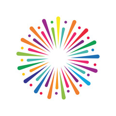 fireworks logo template icon