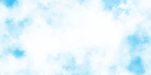 Abstract blue color clouds background, Vibrant clear blue sky with puffy and blurry natural clear clouds, The summer is colorful clearing day Good weather with natural clouds.