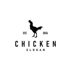 livestock design logo chicken farm simple minimalist silhouette for restaurant chicken