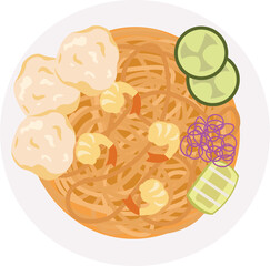 Taste of Indonesia: A Set of 10 Traditional Food Illustrations