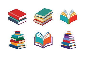 Cute Colorful Book Collection Set for Kids and Home Decor