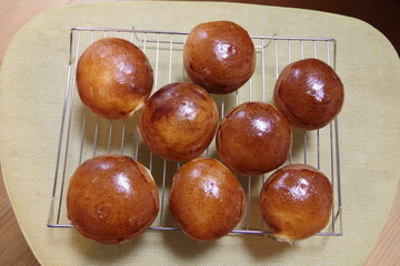 ハンバーガーのバンズ